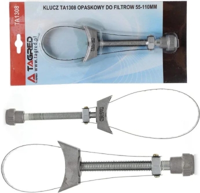 Páskový klíč na olejové filtry 55 - 110 mm, Tagred TA1308
