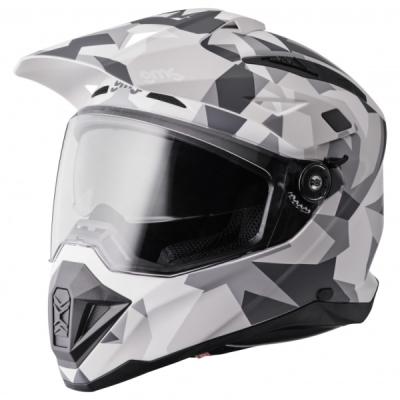 Enduro helma GMS ZG15002-M19-M ADVENTUS CAMO ZG15002 matná bílo-šedo-maskáčová M