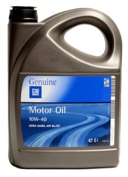 Motorový olej GM Genuine 10W-40, 5L