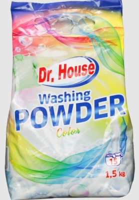 Dr. House prací prášek Color 1,5 kg (15PD)