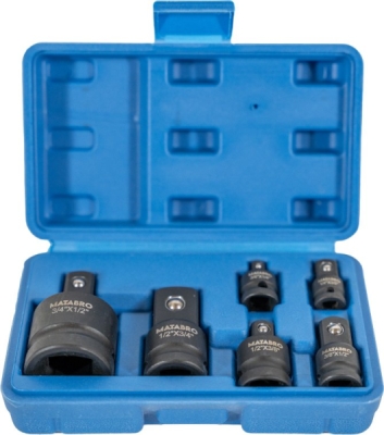 Matabro MB-02-01619, Redukce - adaptéry 3/4", 1/2", 3/8", 1/4", CrMo