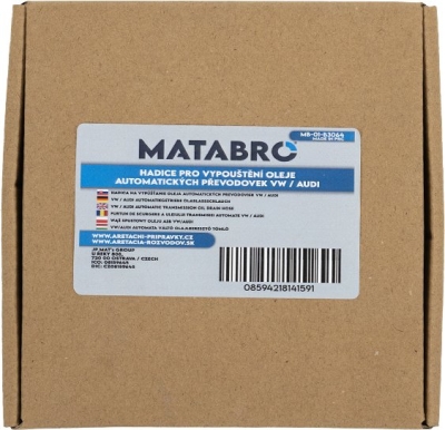 Matabro MB-01-B3064, Hadice pro vypouštění oleje automatických převodovek VW / AUDI