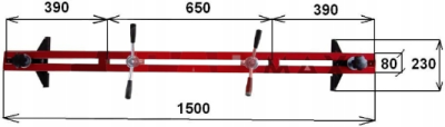 Matabro MB-ES500, Pomocný zvedák motoru, hrazda 500kg