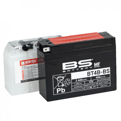 Bezúdržbová motocyklová baterie BS-BATTERY BT4B-BS