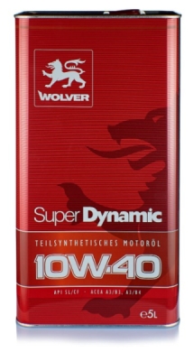 Motorový olej Wolver 10W-40 Super Dynamic, 5L