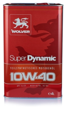 Motorový olej Wolver 10W-40 Super Dynamic, 4L