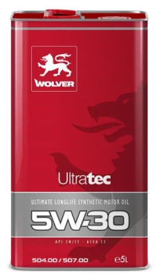 Motorový olej Wolver 5W-30 Ultratec C3, 5L