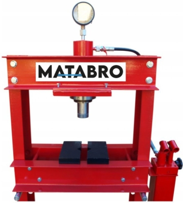 Matabro MB-P30TDP, Hydraulický lis 30t s dvourychlostní pumpou a posuvným pístem