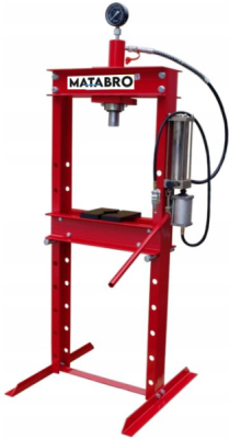 Matabro MB-P20TAH, Hydraulický lis 20t - hydraulicko-pneumatická pumpa