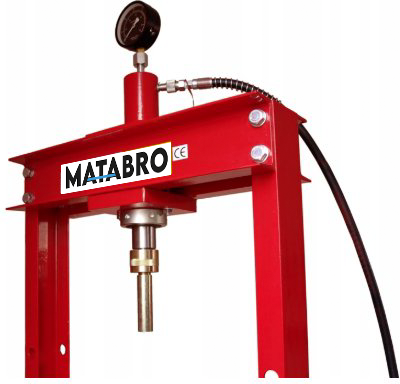Matabro MB-P20TAH, Hydraulický lis 20t - hydraulicko-pneumatická pumpa