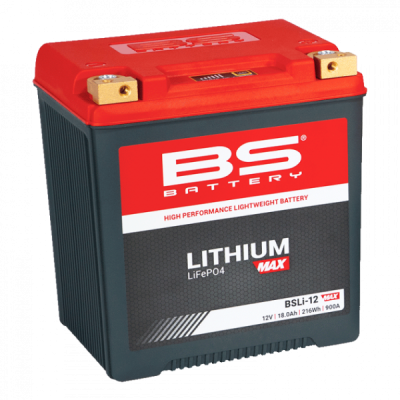 Lithiová motocyklová baterie BS-BATTERY 360117 BSLI-12 MAX (700.360117)