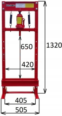 Matabro MB-P12T, Hydraulický lis 12 t