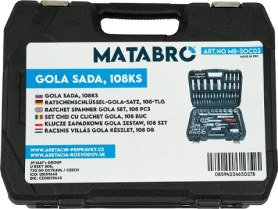 Matabro MB-SOC03, Gola sada | 108 ks