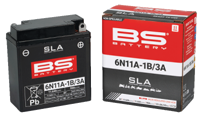 Továrně aktivovaná motocyklová baterie BS-BATTERY 300915 6N11A-1B/3A (FA) SLA (700.300915)