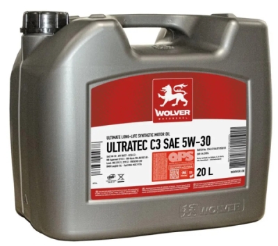 Motorový olej Wolver 5W-30 Ultratec C3, 20L