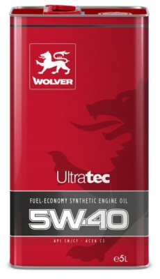 Motorový olej Wolver 5W-40 Ultratec, 5L