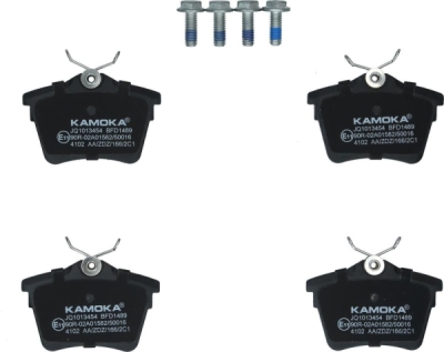 Sada brzdových destiček, kotoučová brzda KAMOKA JQ1013454
