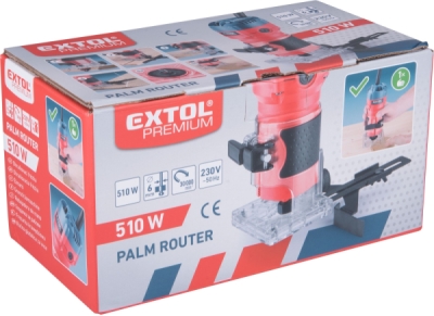 EXTOL PREMIUM frézka ohraňovací, 510W - 8893311