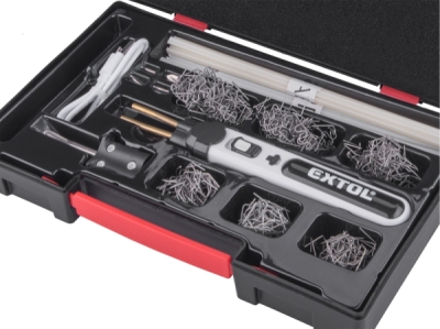 EXTOL PREMIUM svářečka sponkovací na plasty aku, USB nabíjení - 8891505