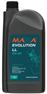 Motorový olej Mara 5W-30 EVOLUTION LL, 1L