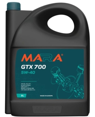 Motorový olej Mara 5W-40 GTX 700, 5L