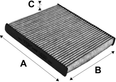 Filtr, vzduch v interiéru VALEO CLIMFILTER PROTECT 715720