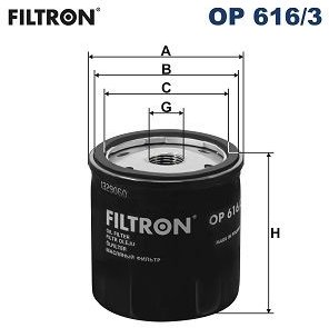 Olejový filtr Filtron OP616/3