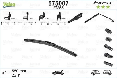 List stěrače VALEO FIRST MULTICONNECTION 575007