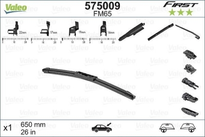 List stěrače VALEO FIRST MULTICONNECTION 575009