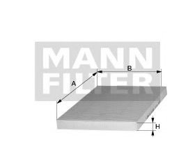 Kabinový filtr MANN-FILTER CUK 26 010 adsotop