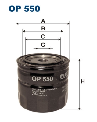 Olejový filtr Filtron OP550