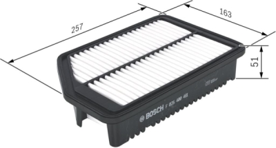Vzduchový filtr BOSCH F 026 400 481