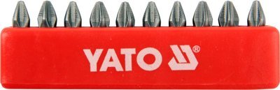 Bit křížový 1/4" PH2 x 25 mm 10 ks Yato YT-0475