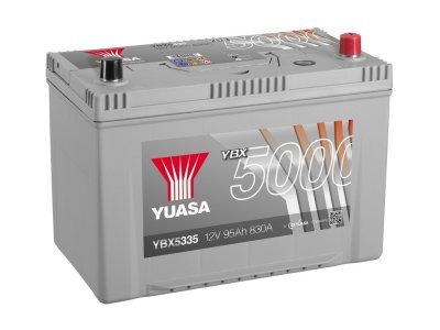 Autobaterie Yuasa YBX5000 Silver High Performance SMF 12V, 100Ah, 830A, YBX5335
