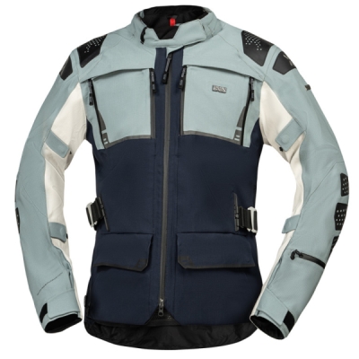 Bunda s laminovanou membránou iXS X2-111406-449-2XL TOURSTER-STX 2.0 X2-111406 tmavě modro-modro-šedo-chladně šedý 2XL
