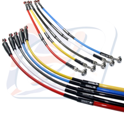 Hadice přední brzdy sada Venhill H01-1-038/P čirá barva