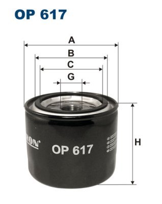Olejový filtr Filtron OP617