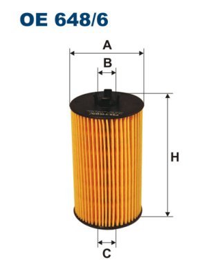 Olejový filtr Filtron OE648/6
