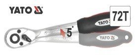 Ráčna 1/4" YATO 145mm vyhnutá
