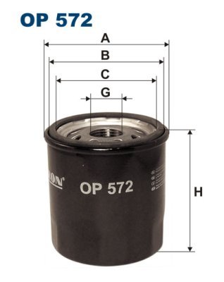 Olejový filtr Filtron OP572