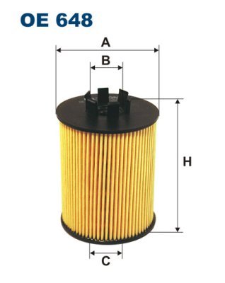 Olejový filtr Filtron OE648