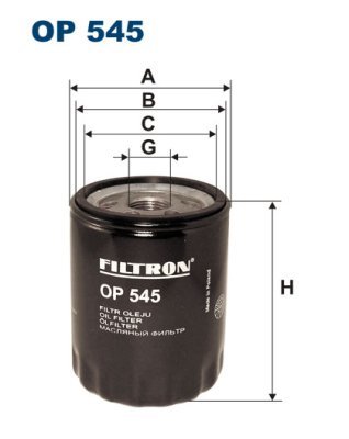 Olejový filtr Filtron OP545