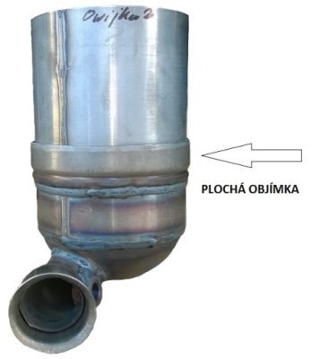 JMJ filtr pevných částic (DPF) 1705.ZS kovový, pouze DPF filtr