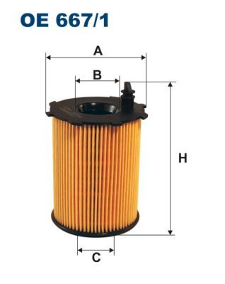 Olejový filtr Filtron OE667/1