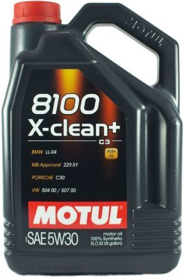 Motorový olej Motul 8100 X-CLEAN+ 5W-30, 5L