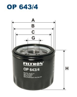 Olejový filtr Filtron OP643/4