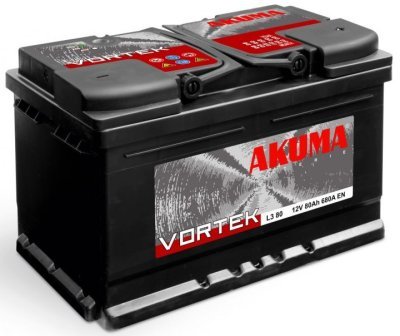 Autobaterie Akuma Vortek 12V, 60Ah, 600A, L2B 60