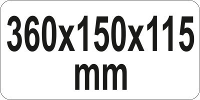 Box na nářadí 360x150x115mm YATO