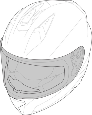 Náhradní plexi iXS RAPID 1.0 FF X1-390003-VIS-CLR průhledná PLR
