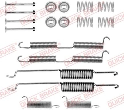 Sada příslušenství, brzdové čelisti QUICK BRAKE 105-0687